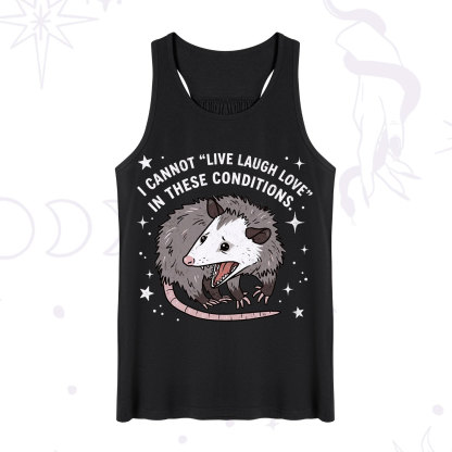 Purplehecate I Cannot Live Laugh Love Possum Tank