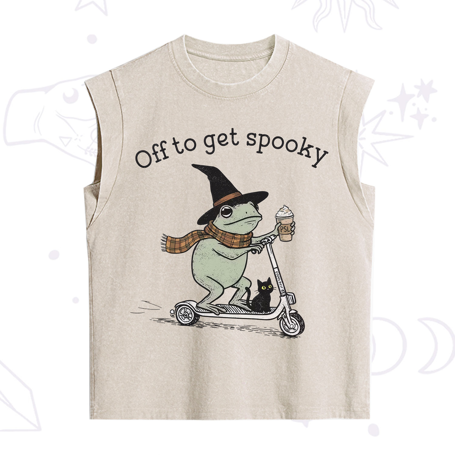 Purplehecate Off to get Spooky Halloween Forg Vintage Washed Tank