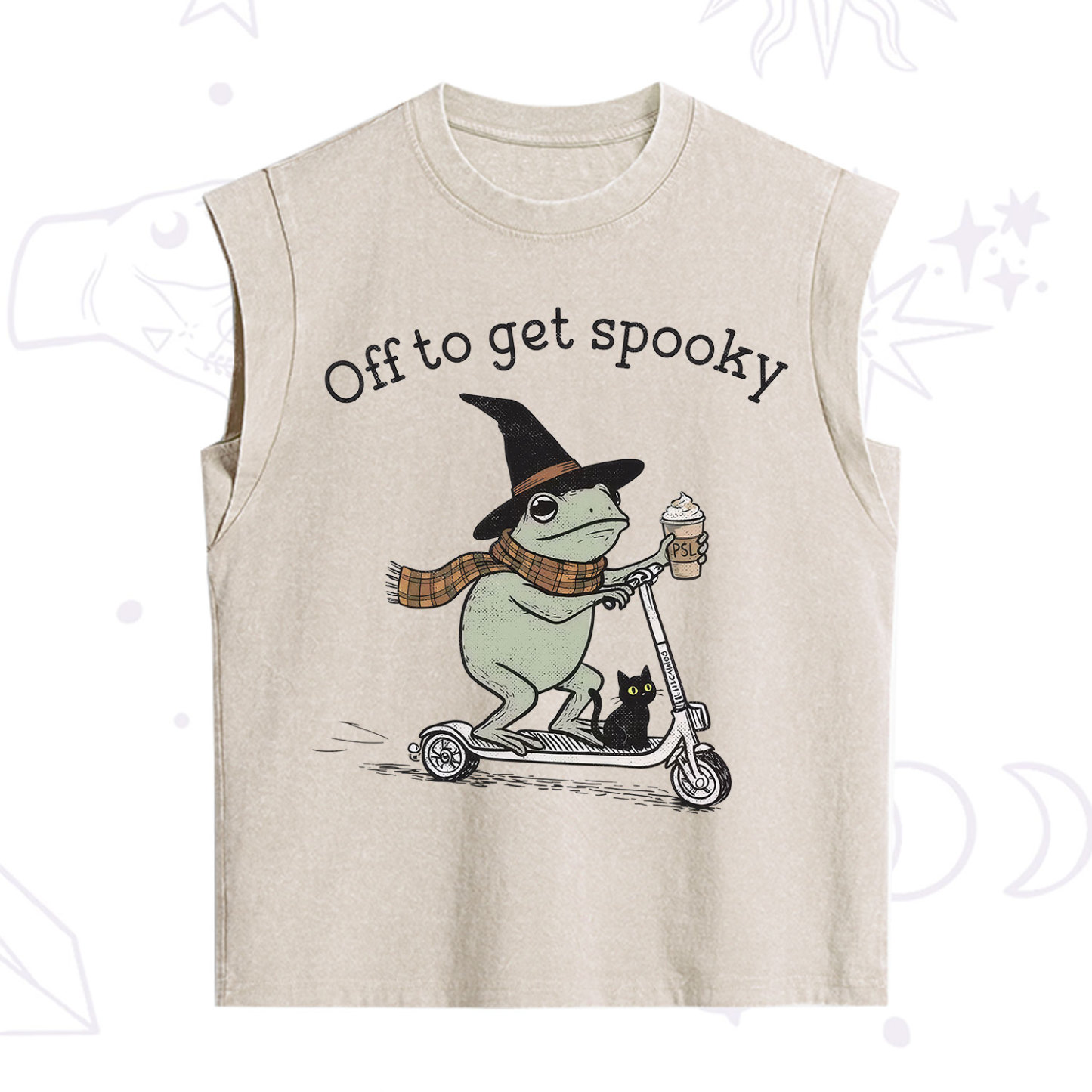 Purplehecate Off to get Spooky Halloween Forg Vintage Washed Tank