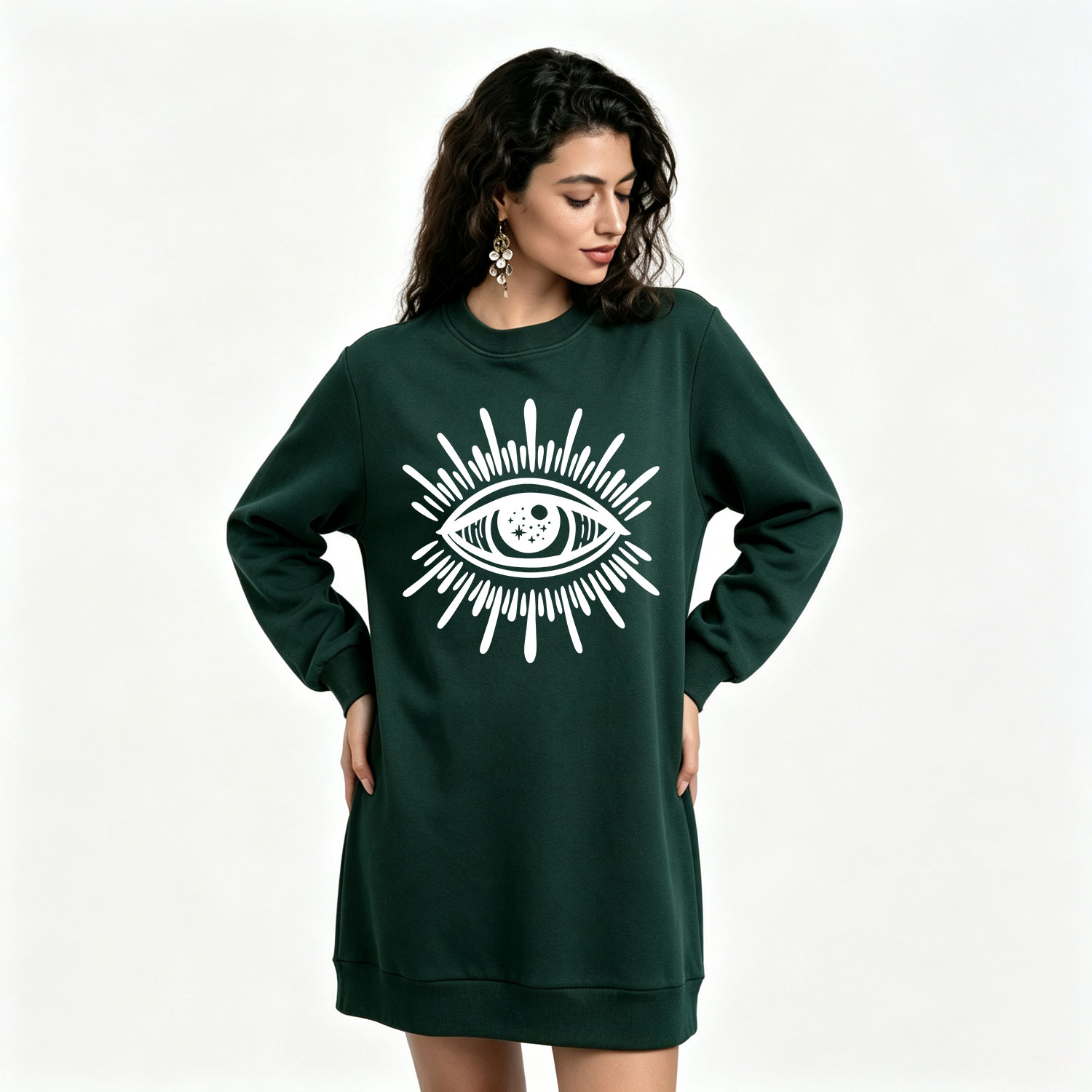Purplehecate That Witch Sweatshirt Dress