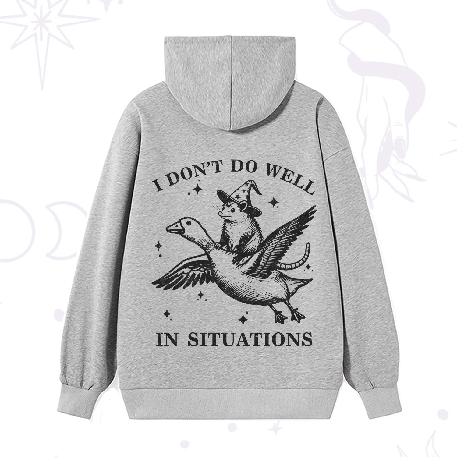 Purplehecate I Don't Do Well In Situations Hoodie