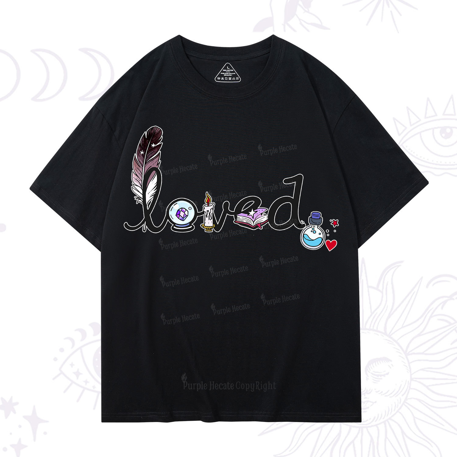 Purplehecate Magical Loved Valentine T-Shirt