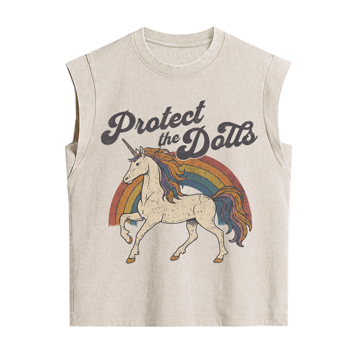 Purplehecate Protect The Doll Vintage Washed Tank