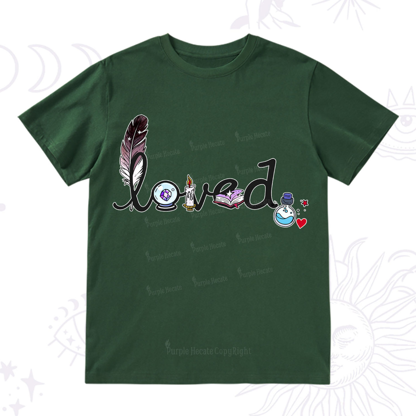 Purplehecate Magical Loved Valentine T-Shirt