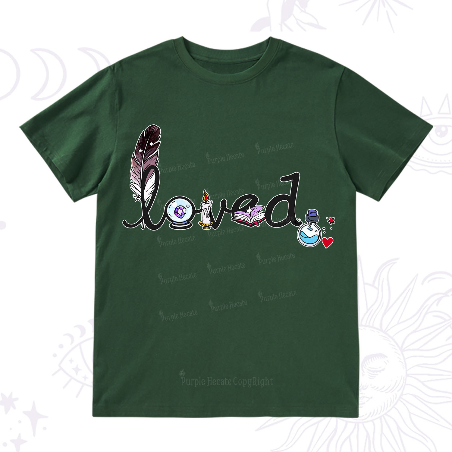 Purplehecate Magical Loved Valentine T-Shirt