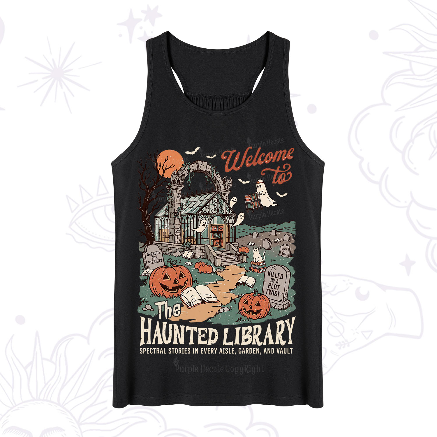 Purplehecate Welcome to the Haunted Library Tank