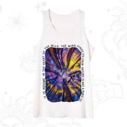 Purplehecate Forest Mindscape Night Sky Tank