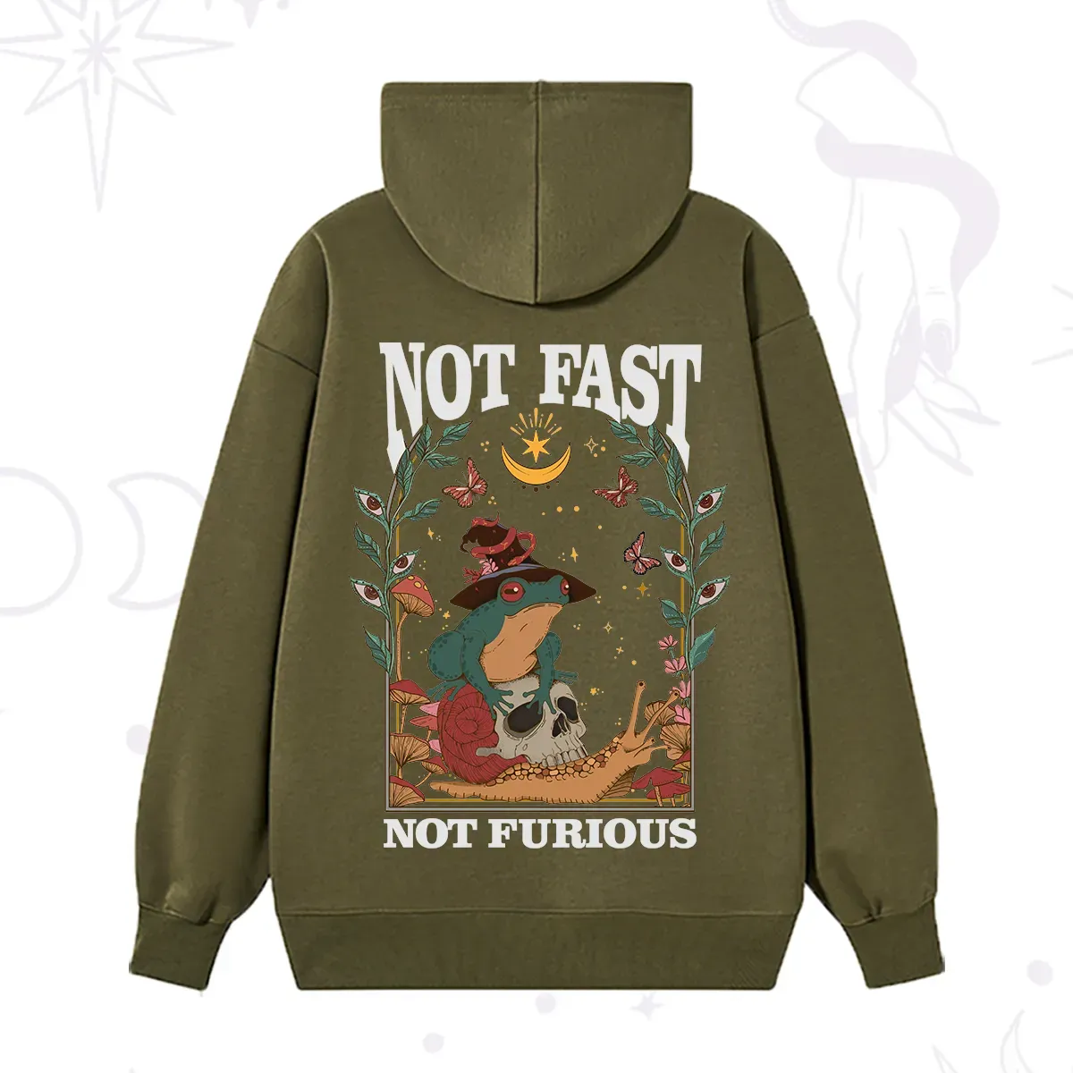 Purplehecate Not Fast Not Furious Hoodie