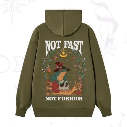 Purplehecate Not Fast Not Furious Hoodie