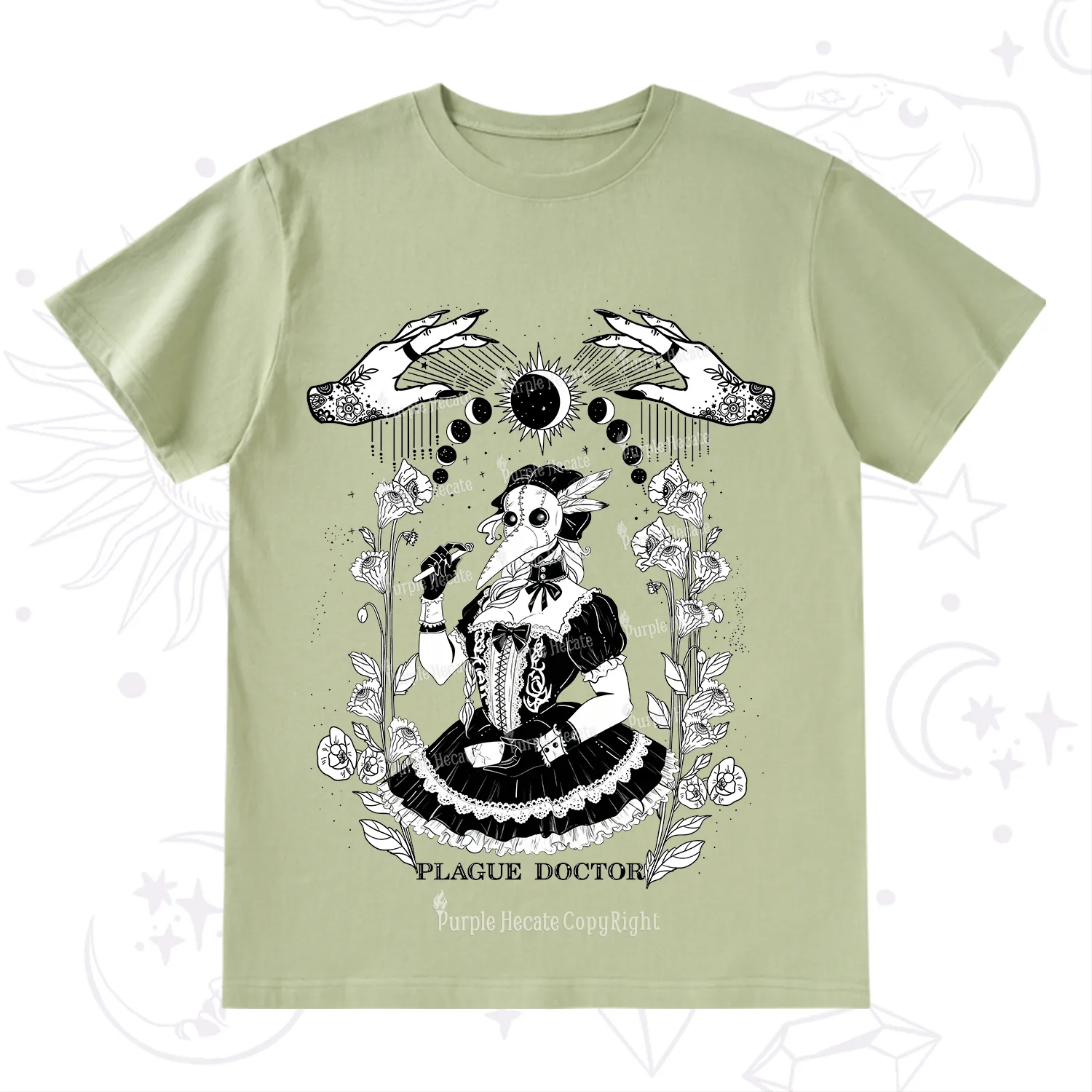 Purplehecate Plague Doctor T-Shirt