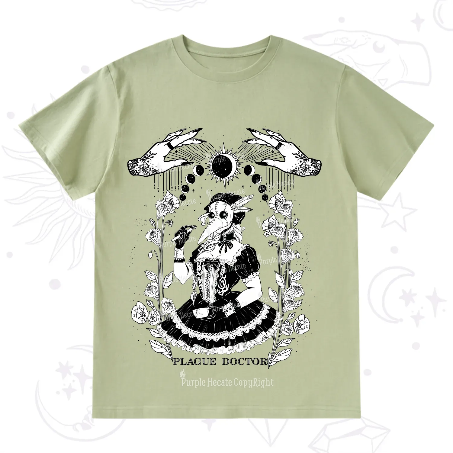 Purplehecate Plague Doctor T-Shirt