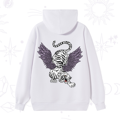 Purplehecate Tiger With Wings Hoodie