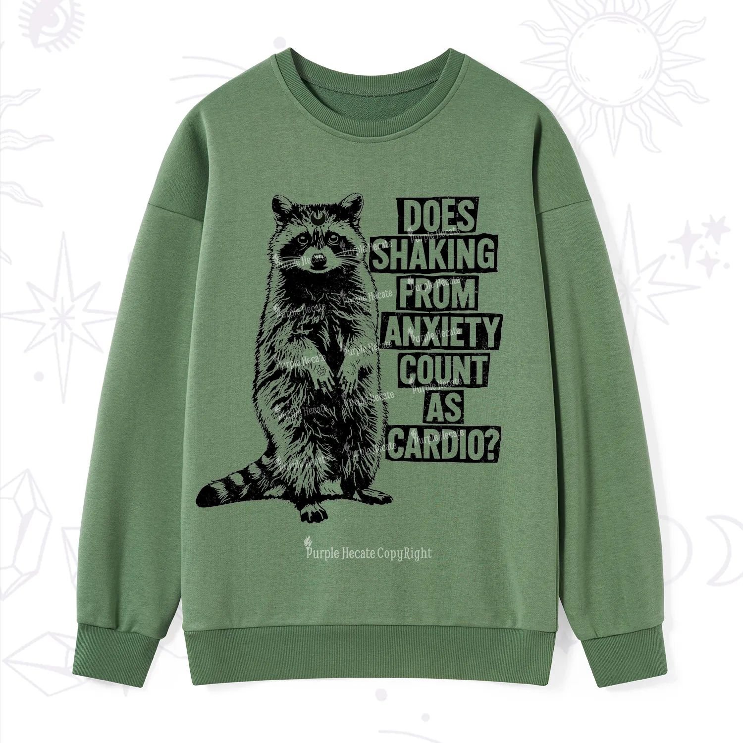 Purplehecate Does Shaking From Anxiety Count As Cardio Sweatshirt