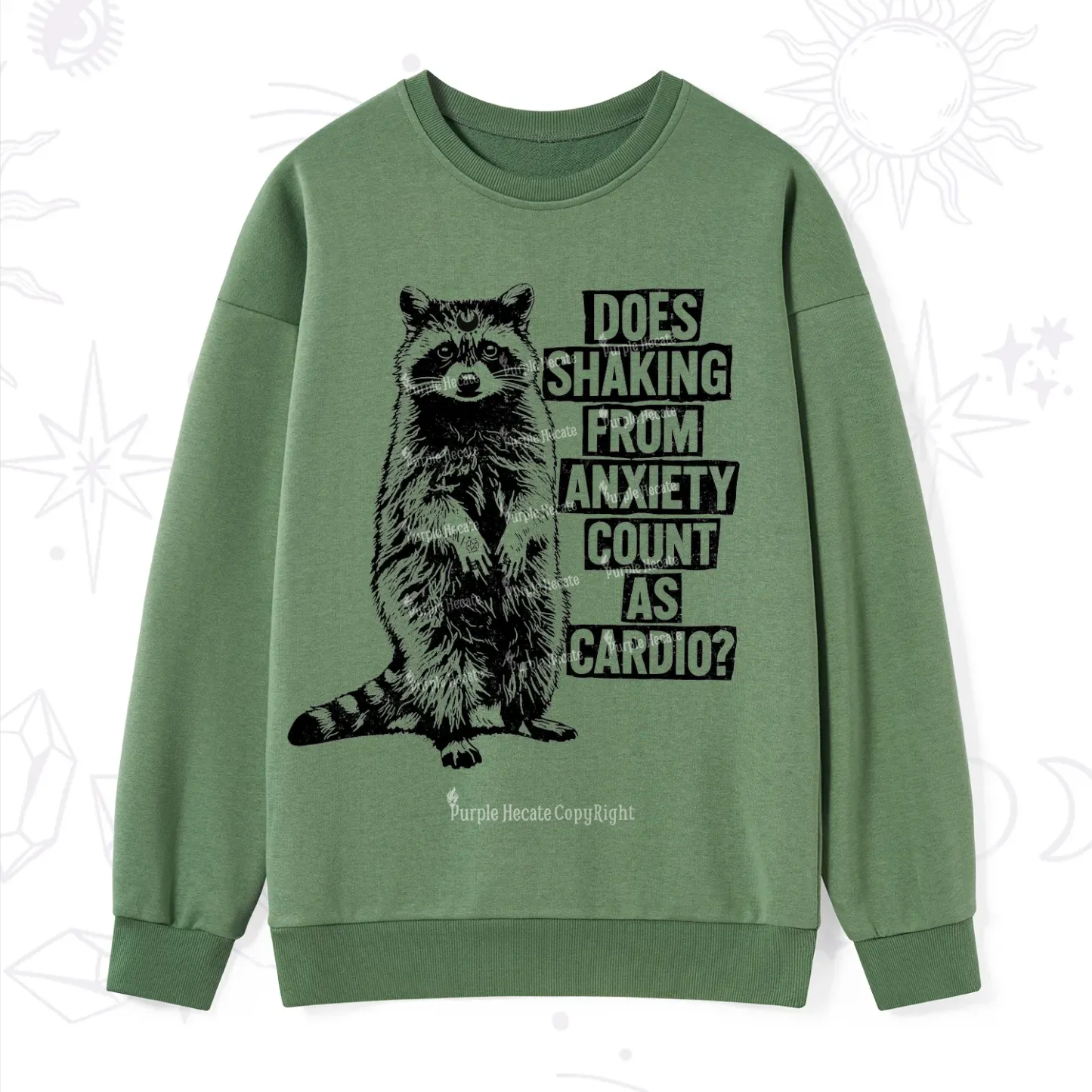 Purplehecate Does Shaking From Anxiety Count As Cardio Sweatshirt