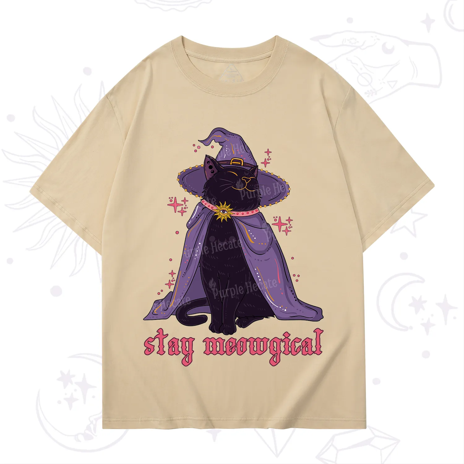 Purplehecate Stay Meowgical Cat T-Shirt