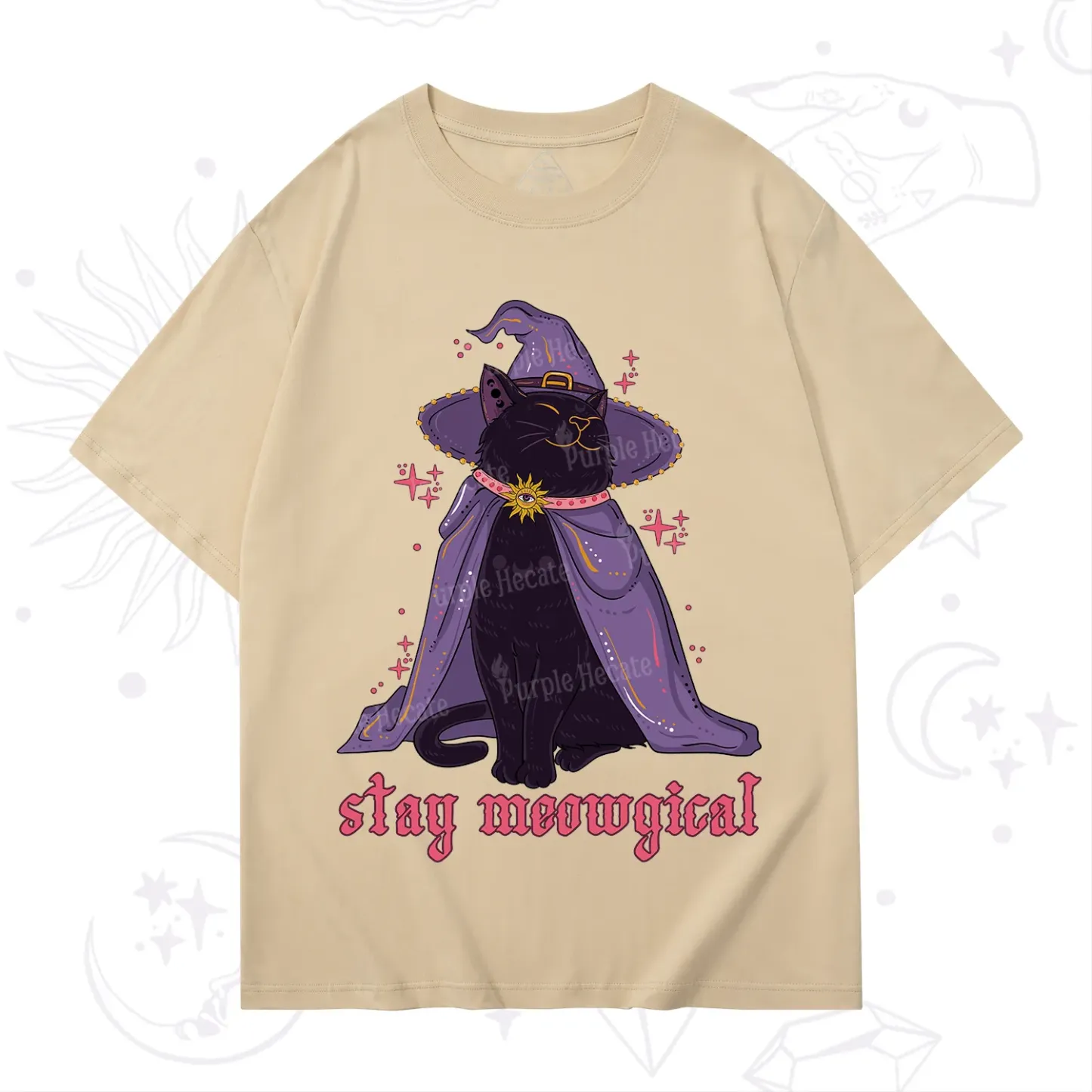 Purplehecate Stay Meowgical Cat T-Shirt