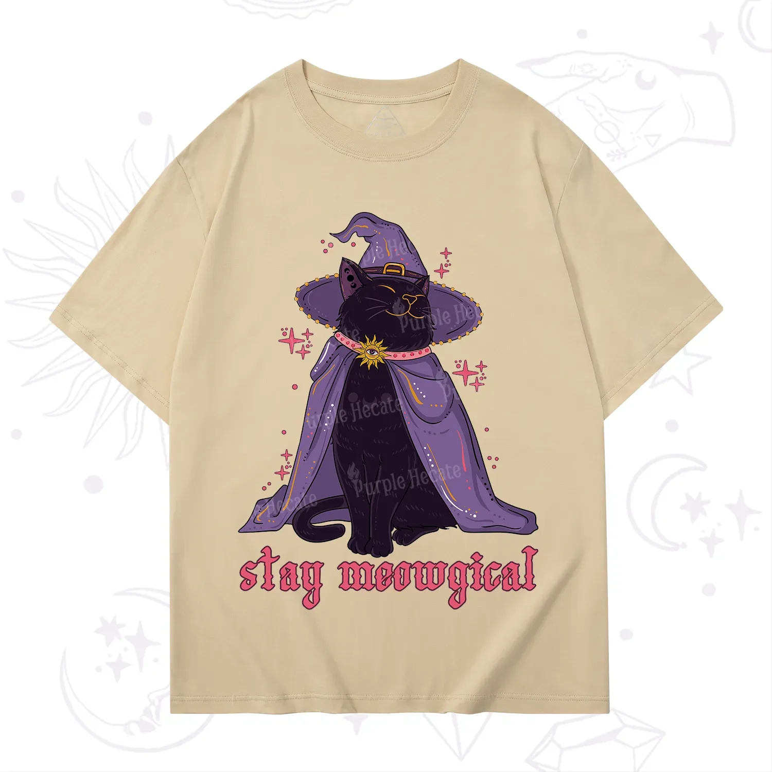 Purplehecate Stay Meowgical Cat T-Shirt