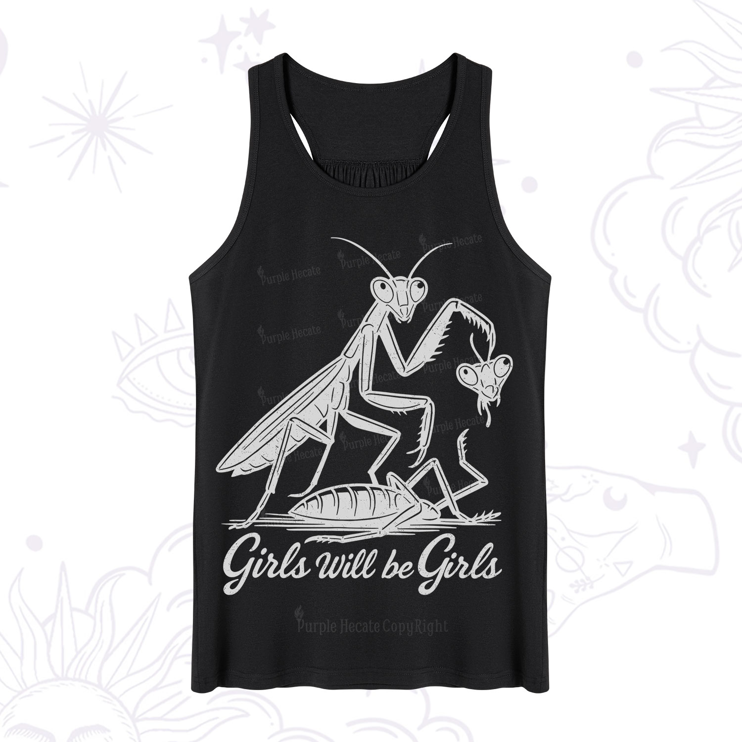 Purplehecate Girls Will Be Girls Praying Mantis Tank