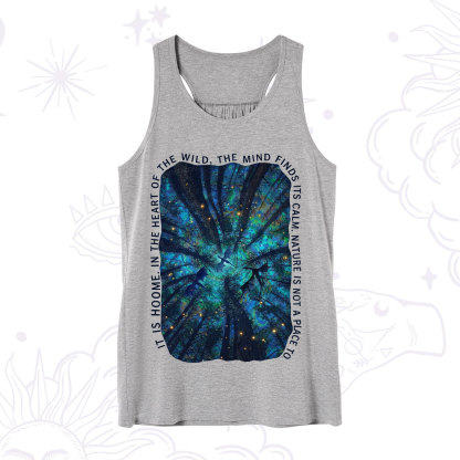 Purplehecate Forest Mindscape Night Sky Tank