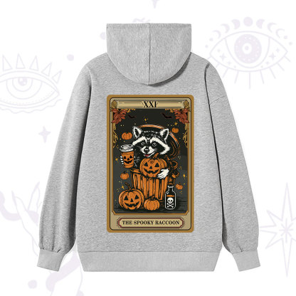 Purplehecate The Spooky Raccoon Tarot Halloween Hoodie