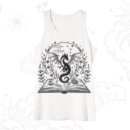 Purplehecate Magical Book Dragon Fantasy Tank