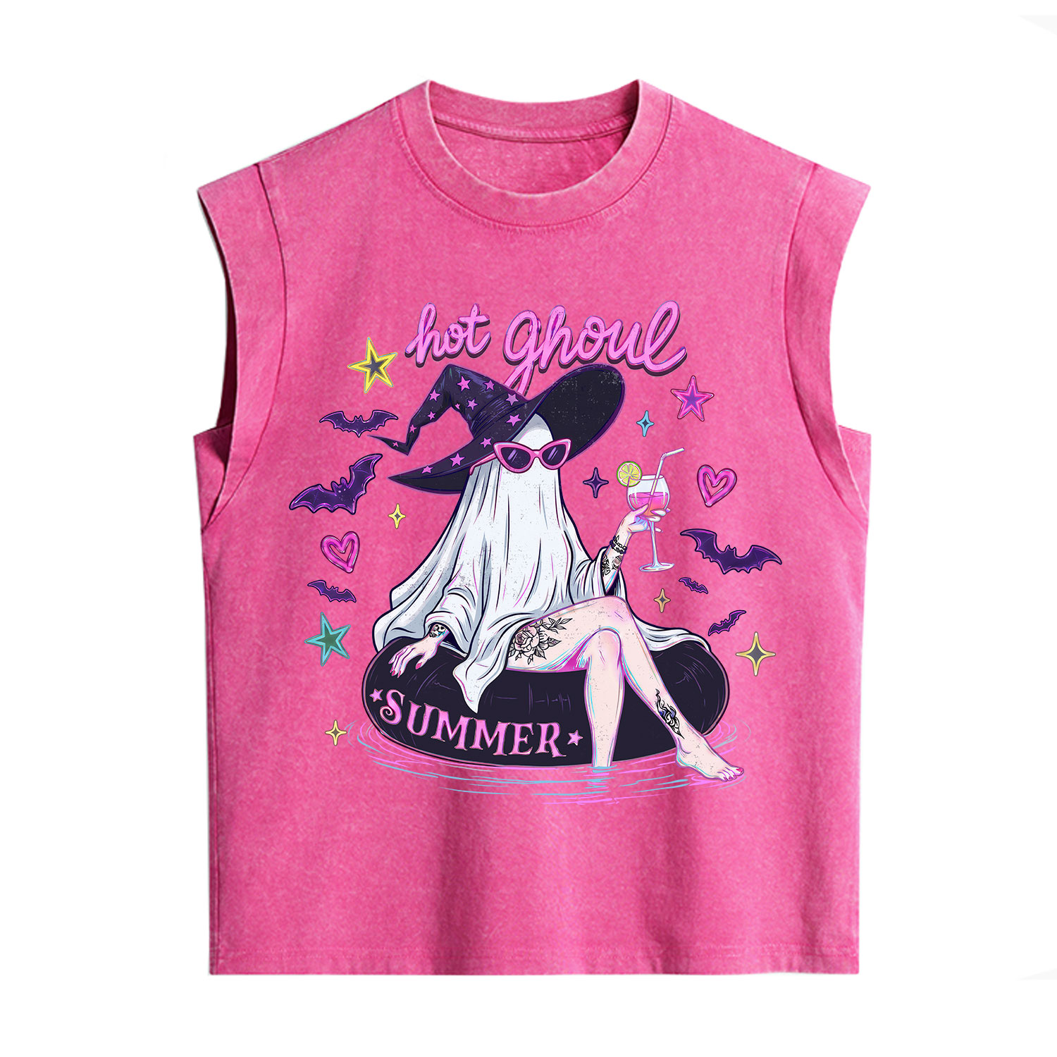 Purplehecate Hot Ghoul Summer Vintage Washed Tank