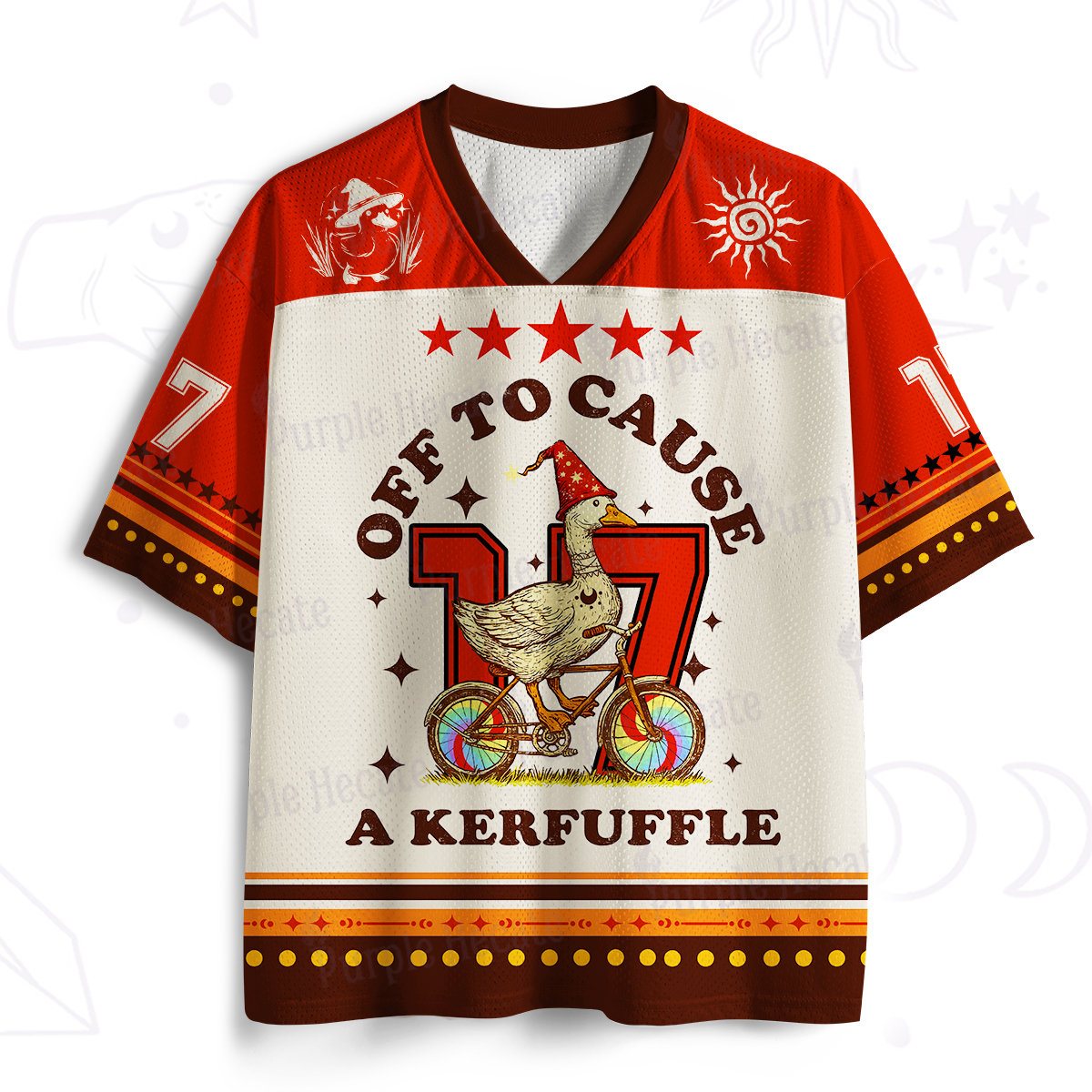 Purplehecate Off to Cause a Kerfuffle Goose Mesh Jersey