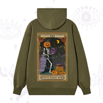 Purplehecate The Forever Reading Books Tarot Halloween Hoodie