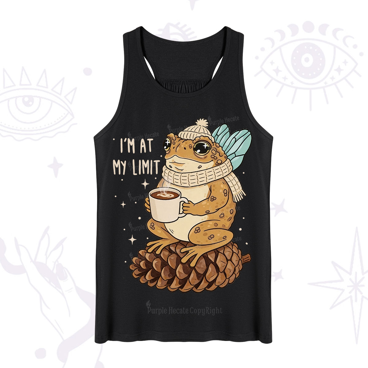 Purplehecate I'm At My Limit Funny Frog Tank