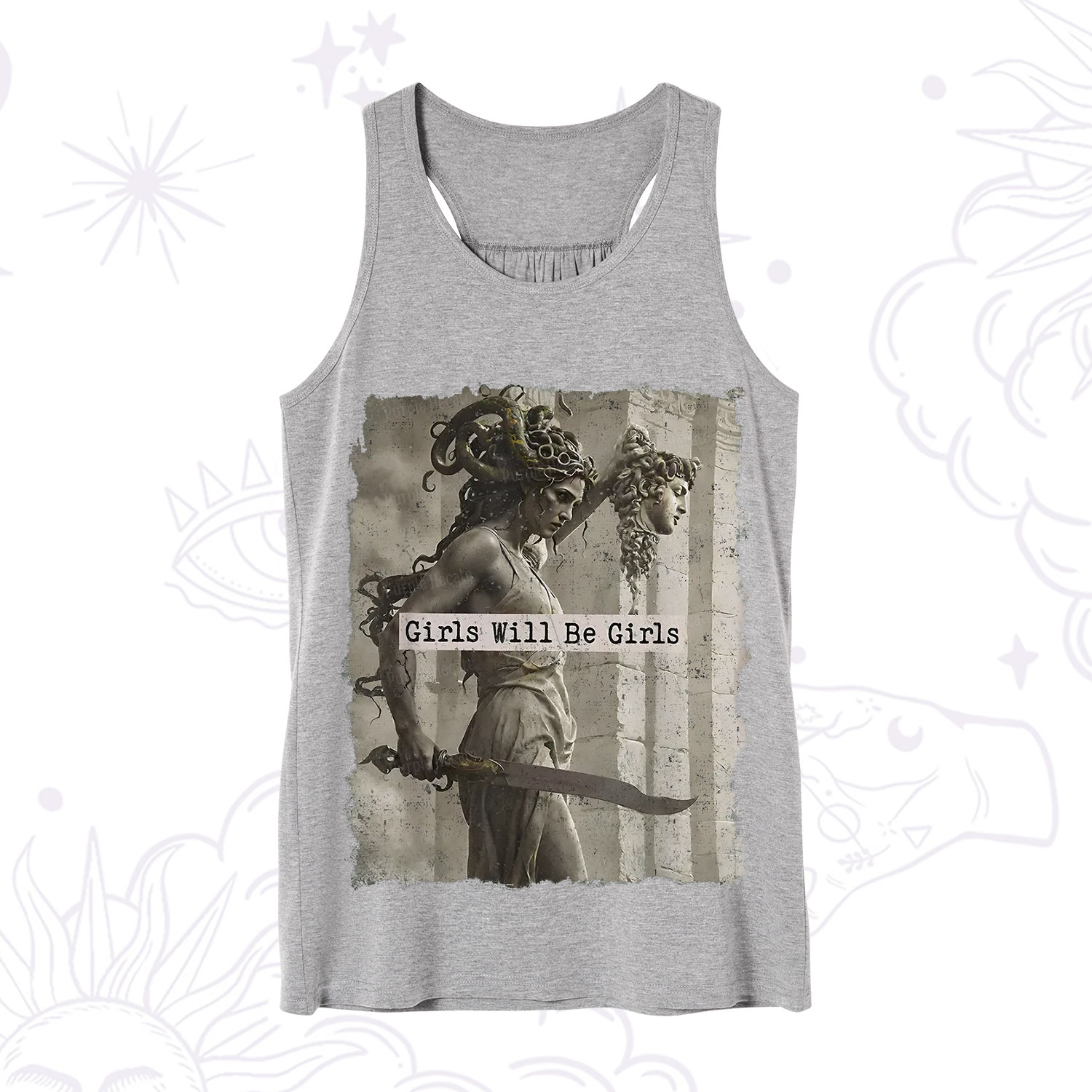 Purplehecate Medusa Girls Will Be Girls Tank