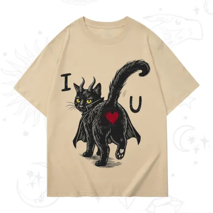 Purplehecate Bad Bad Evil Cat T-Shirt