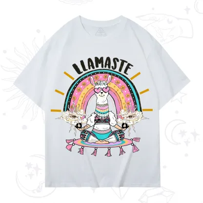 Purplehecate Llama Meditating T-Shirt