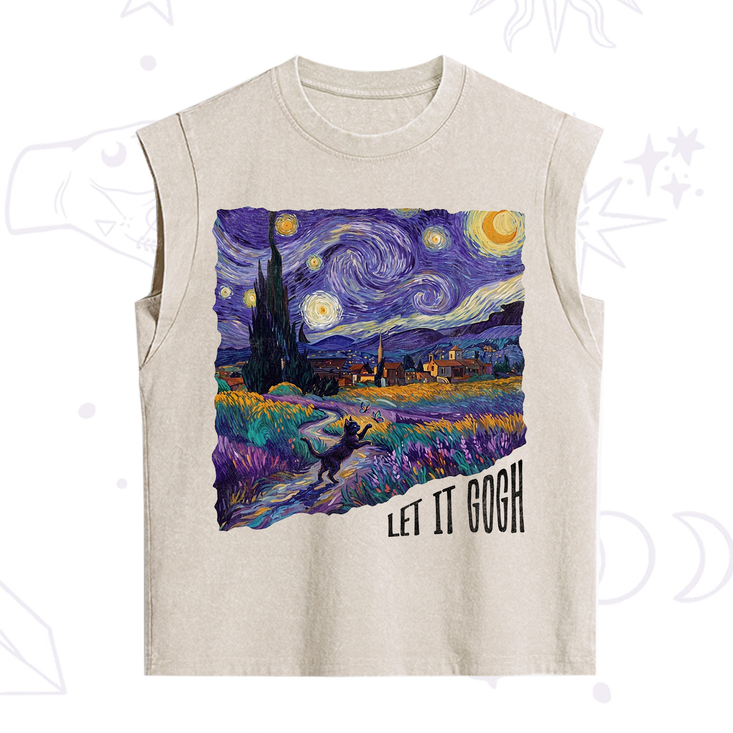 Purplehecate Let It Gogh Vintage Washed Tank
