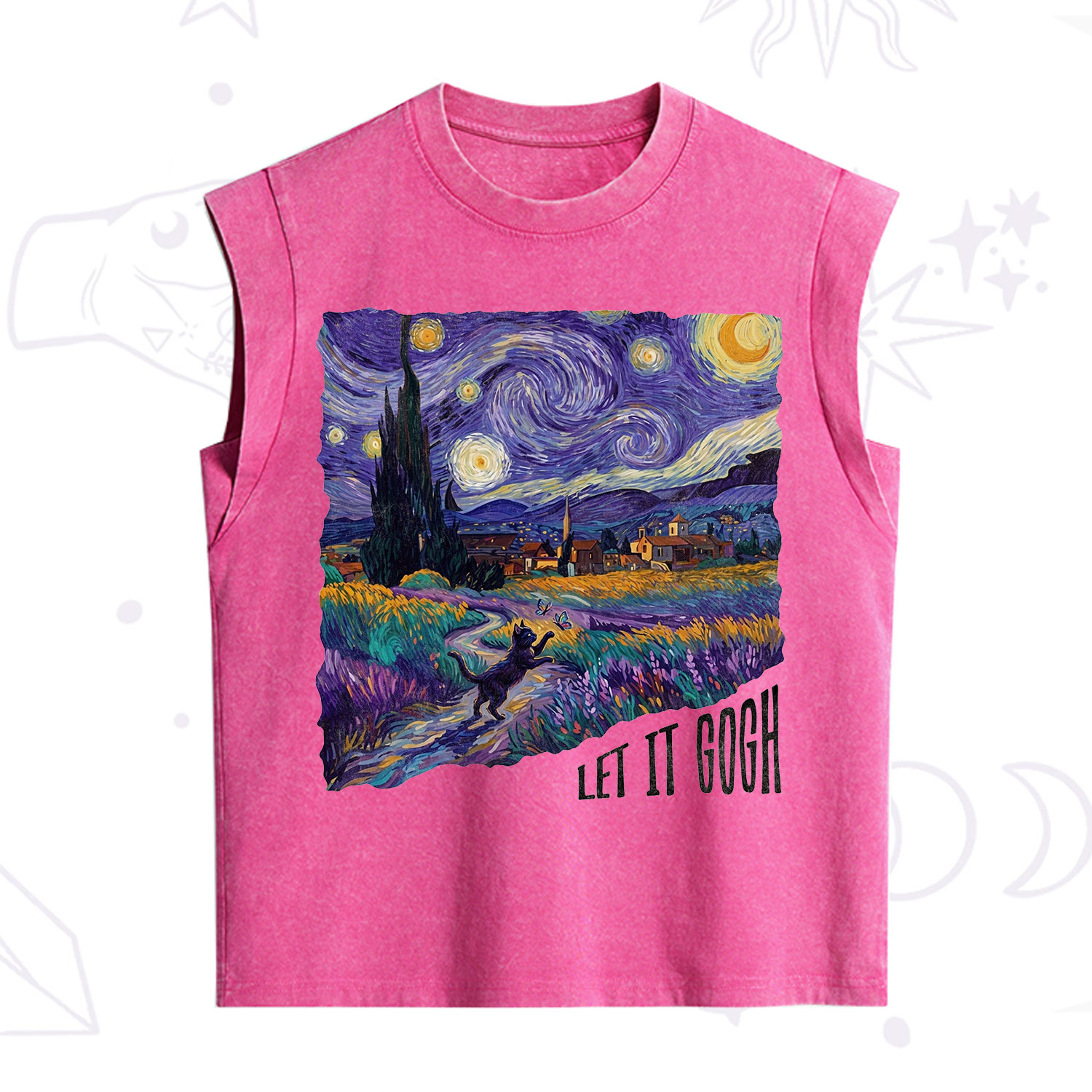 Purplehecate Let It Gogh Vintage Washed Tank