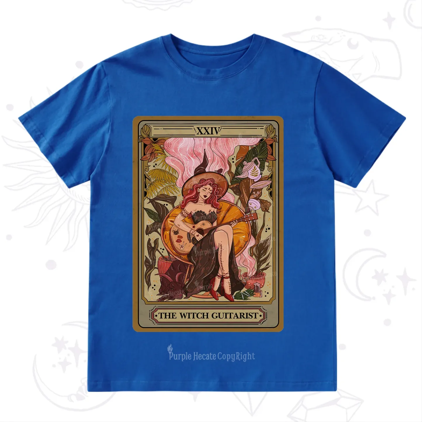 Purplehecate The Witch Guitarist Tarot T-Shirt