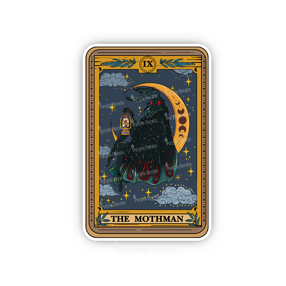 Purplehecate The Mothmen Tarot Sticker