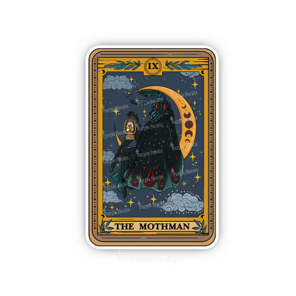 Purplehecate The Mothmen Tarot Sticker