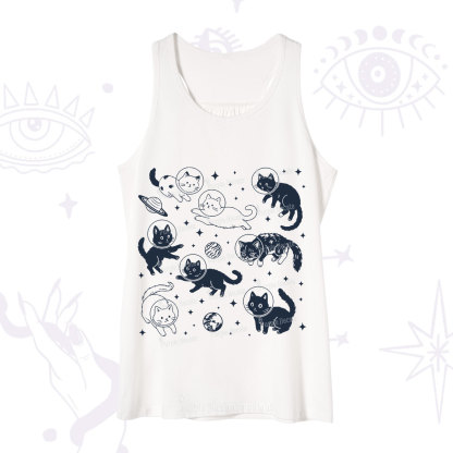 Purplehecate Cats in Space Tank