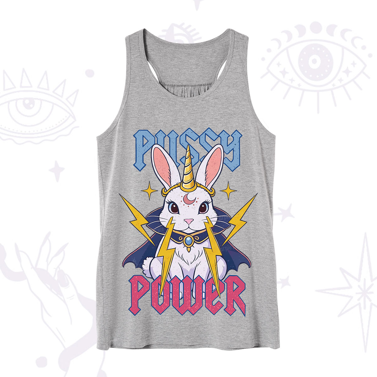 Purplehecate Pussy Power Magic Bunny Tank