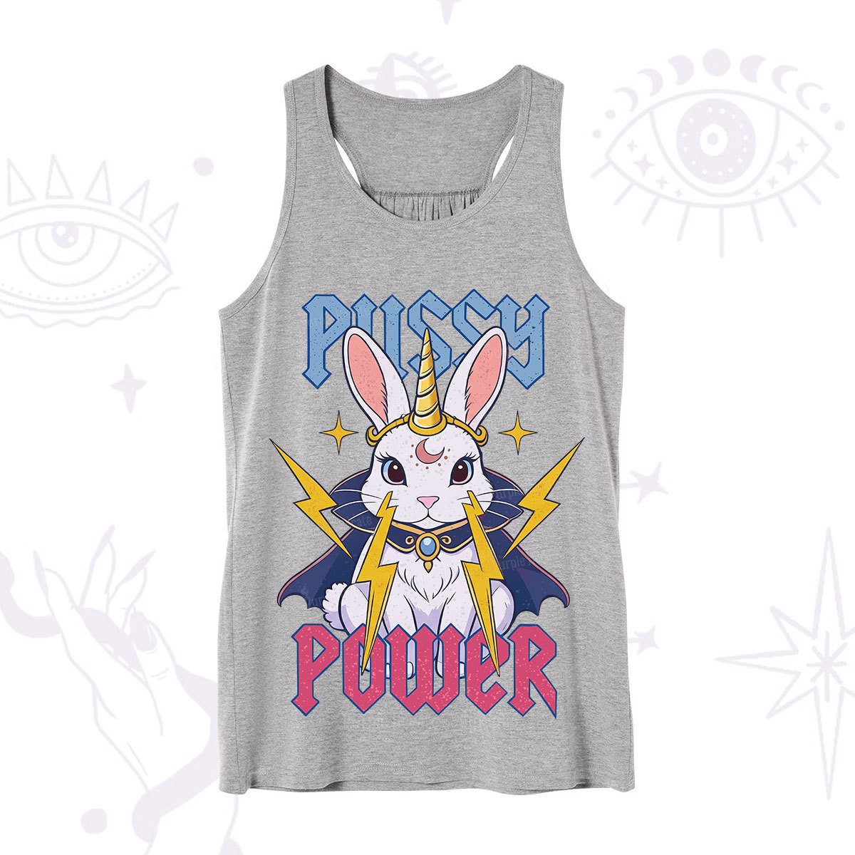 Purplehecate Pussy Power Magic Bunny Tank