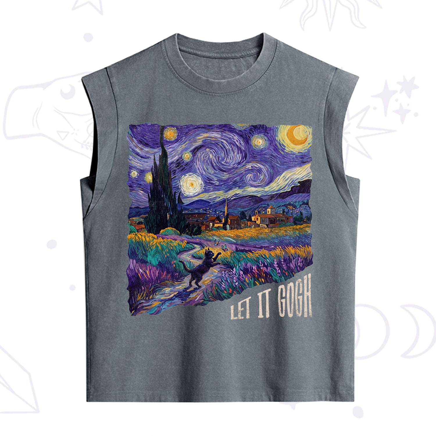 Purplehecate Let It Gogh Vintage Washed Tank