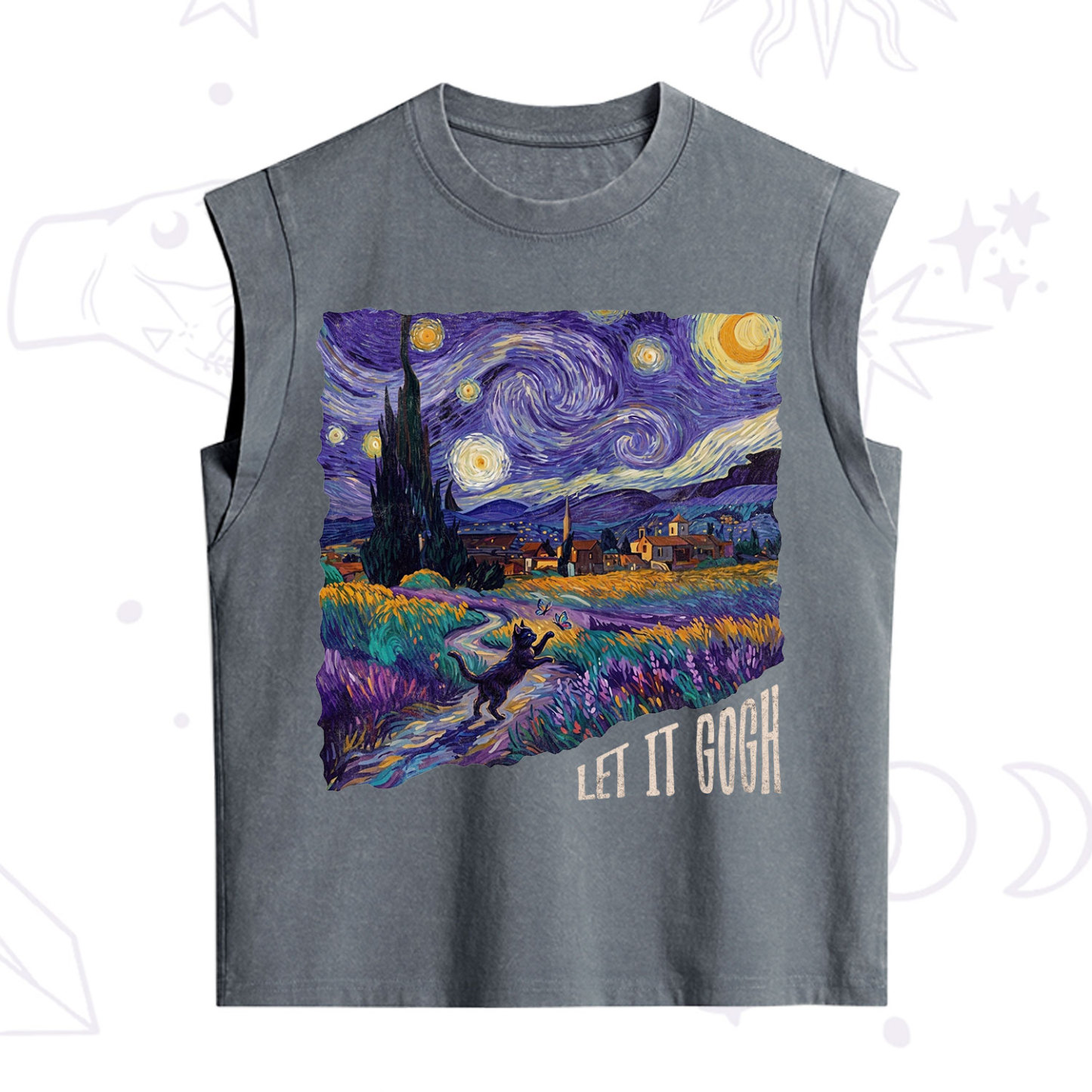 Purplehecate Let It Gogh Vintage Washed Tank