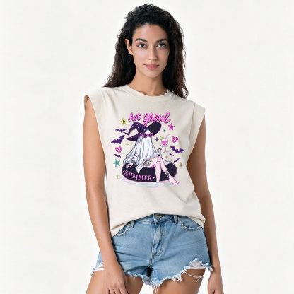 Purplehecate Hot Ghoul Summer Vintage Washed Tank