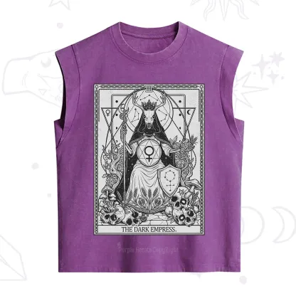 Purplehecate The Dark Empress Tarot Vintage Washed Tank