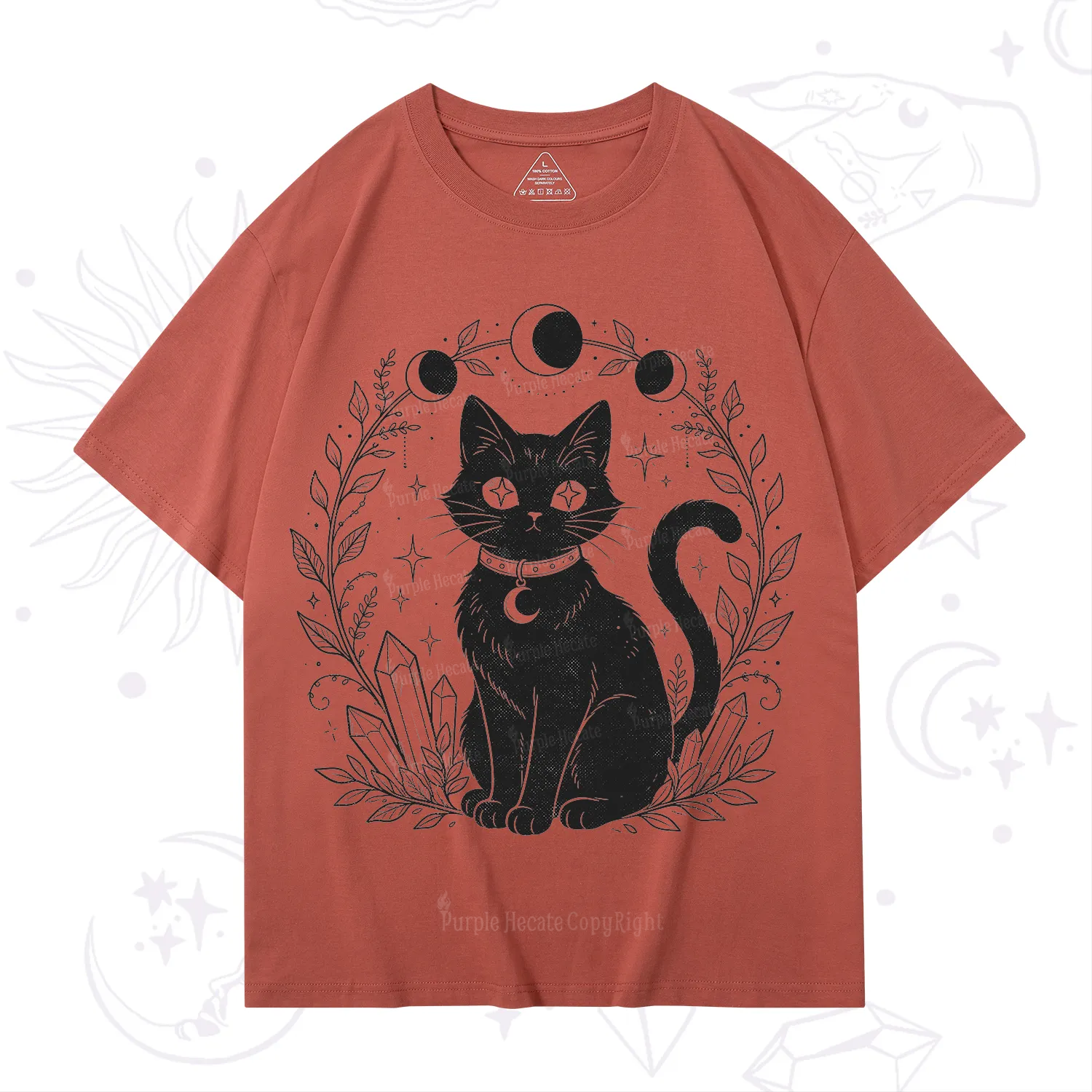 Purplehecate Mystical Cat T-Shirt