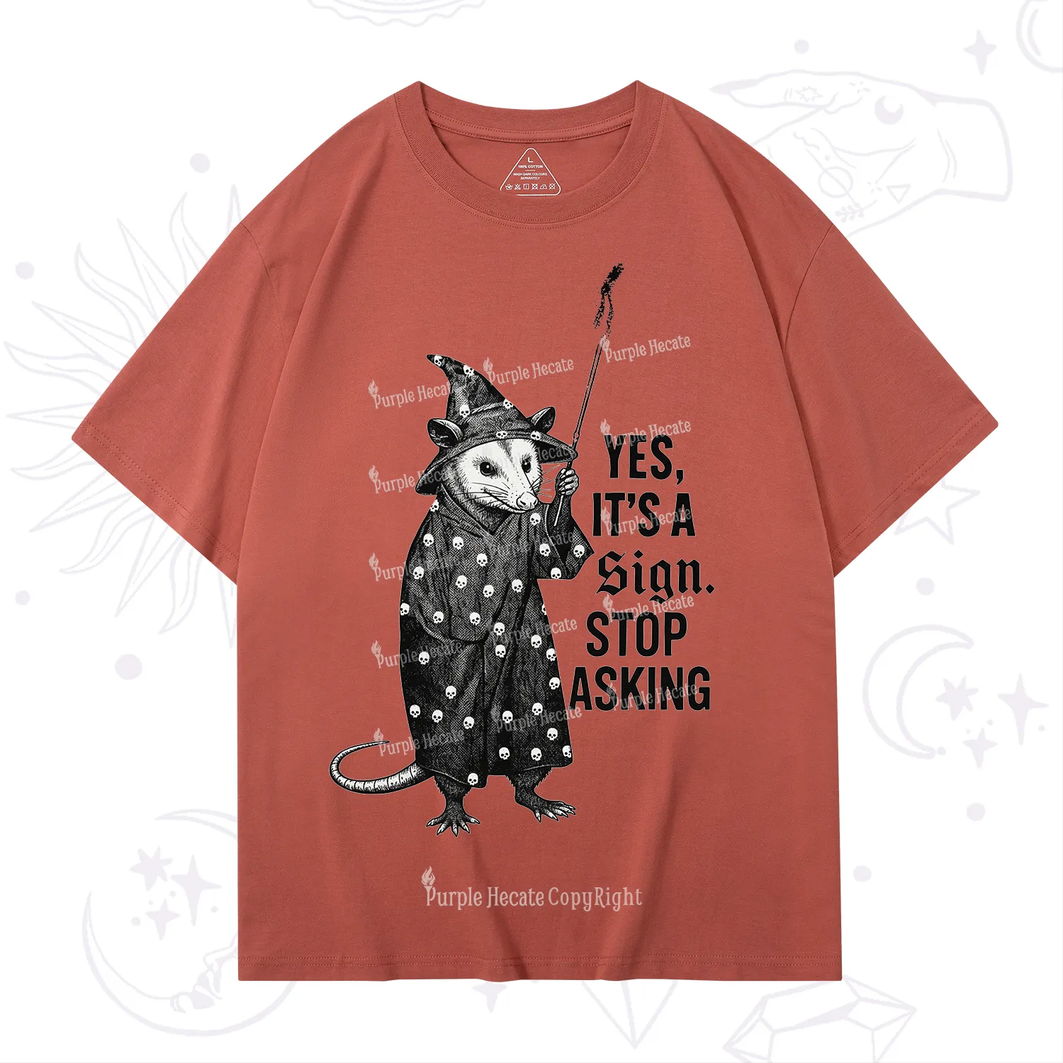 Purplehecate Yes It's a Sign Stop Asking T-Shirt