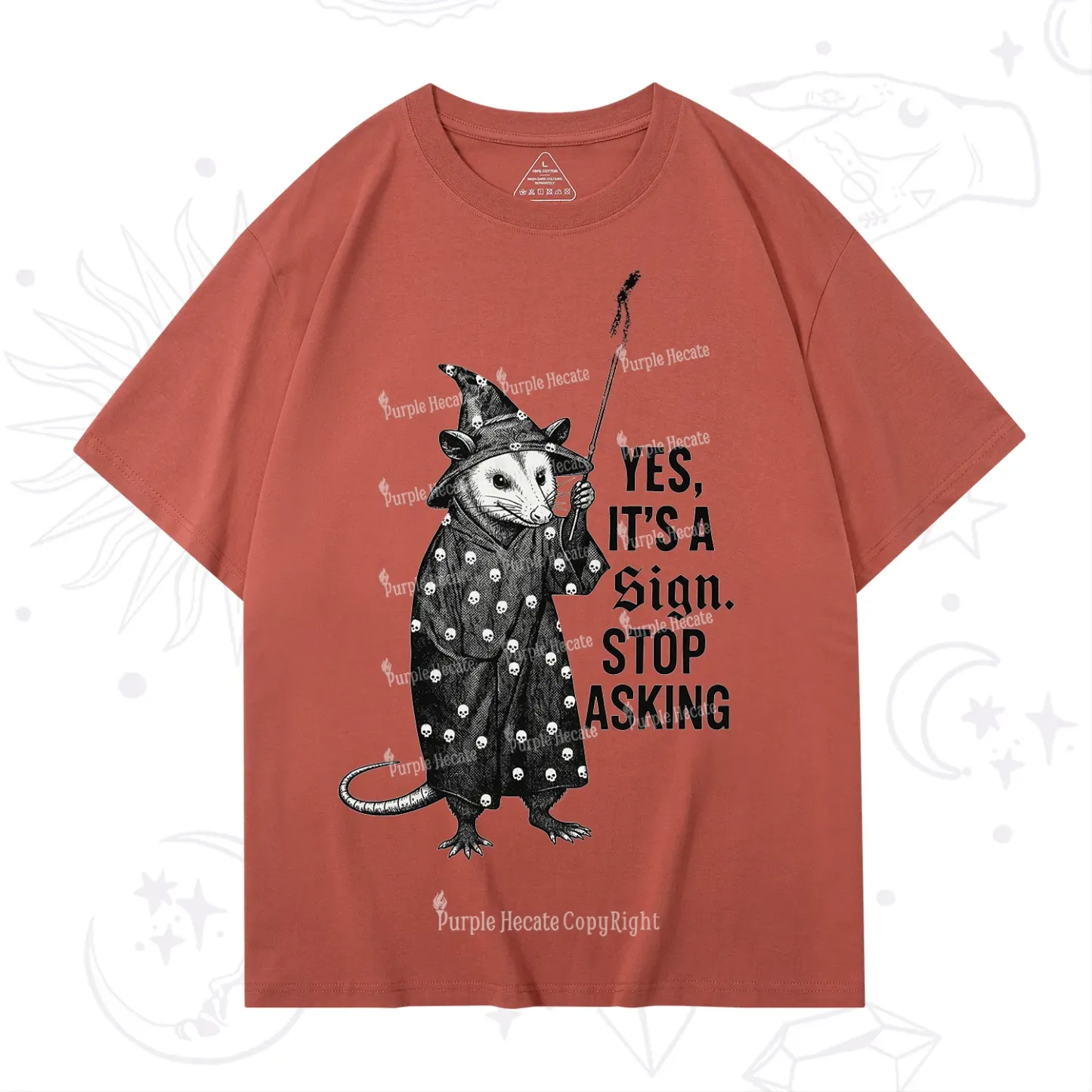 Purplehecate Yes It's a Sign Stop Asking T-Shirt