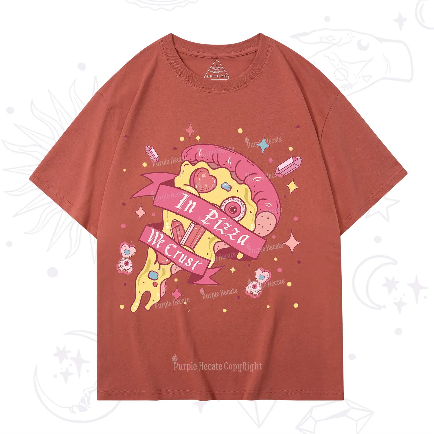 Purplehecate In Pizza We Crust Valentine T-Shirt