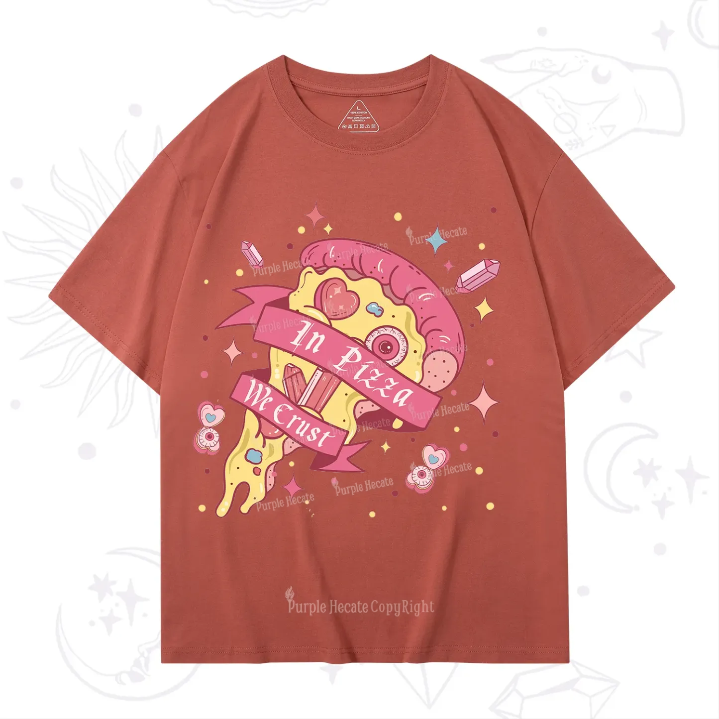 Purplehecate In Pizza We Crust Valentine T-Shirt