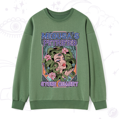 Purplehecate The Gorgon With Snake Hair Medusa Sweatshirt